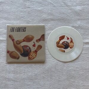 Foo Fighters Big Me 7" Vinyl Single 1996 UK White Vinyl Roswell Records